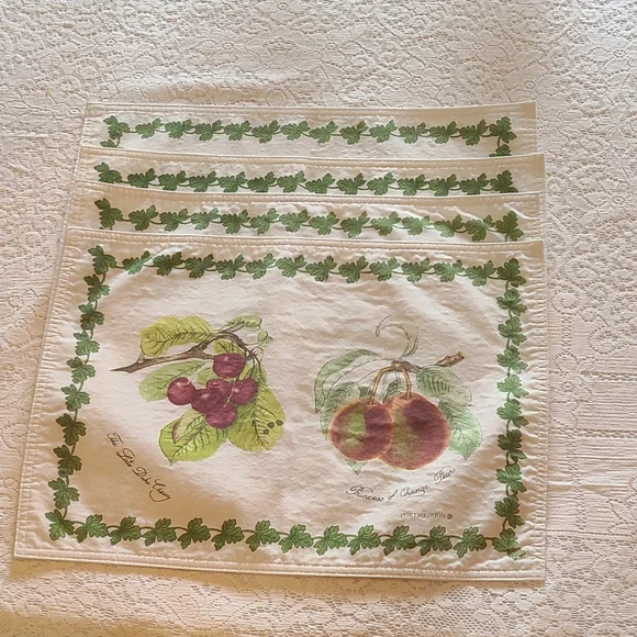 Portmarion Pomona Discontinued Placemats 12 - Picture 3 of 4